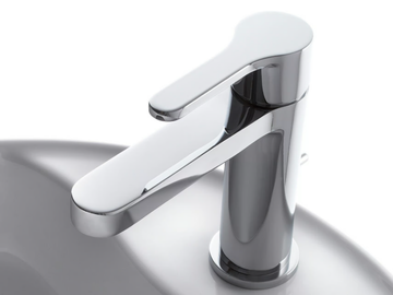 KLAB - Countertop single handle brass washbasin mixer by Rubinetterie Treemme - view 2